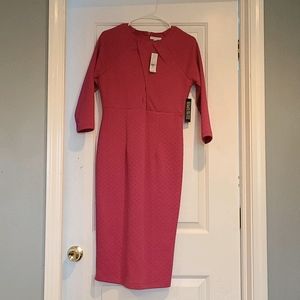 NY & Co. Pink Sheath Dress